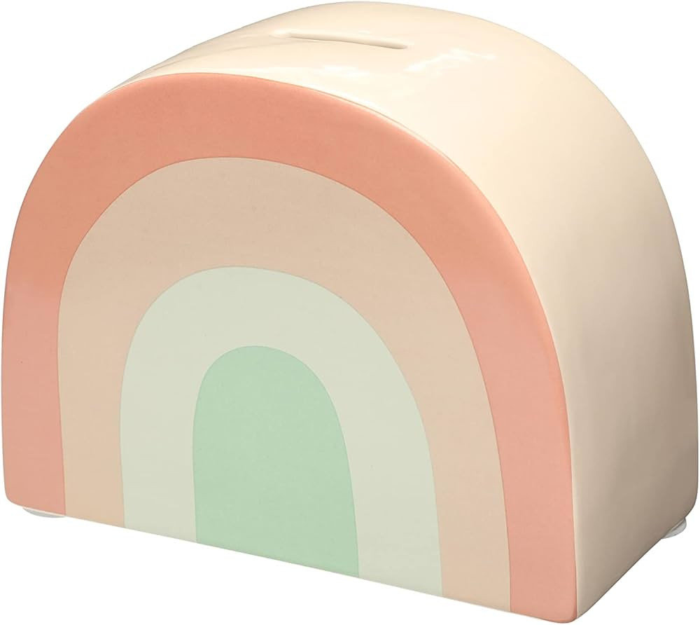 Pearhead Ceramic Rainbow Bank, Gender-Neutral Nursery Décor Money Bank, Alternative Piggy Bank, ... | Amazon (US)