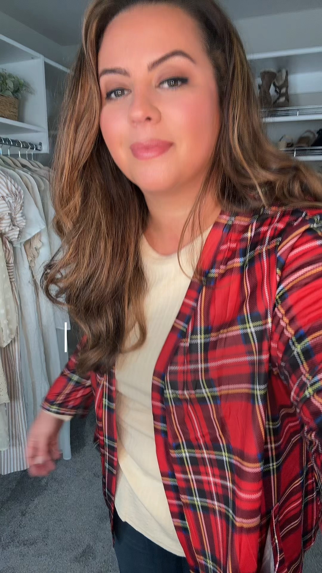 The perfect easy casual holiday outfit in plus size amazon looks! Wearing true to size top (2x) jeans (20) and sized up to 3x in cardigan but didn’t need to - also the boots are extra wide calf! 

#LTKPlusSize