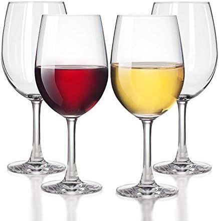 Outdoor Plastic Red Wine / White Wine Glasses With Stem by TaZa | Unbreakable Tritan Drinkware  |... | Amazon (US)