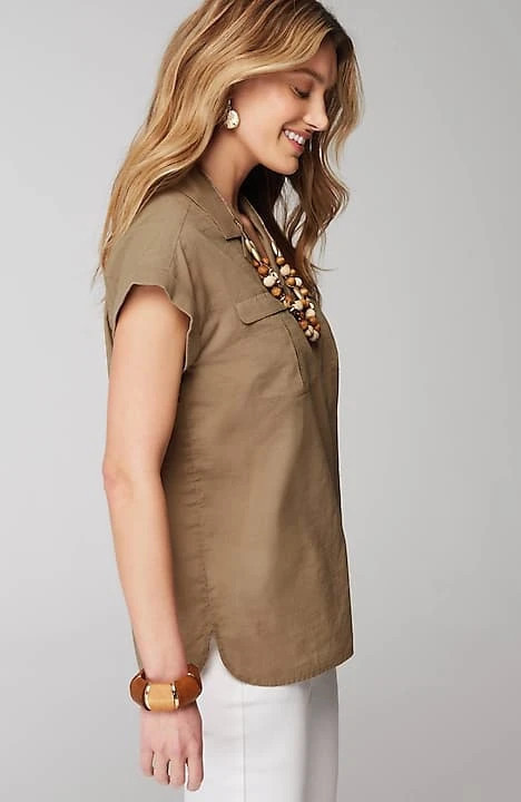 Utility Popover Shirt | J. Jill
