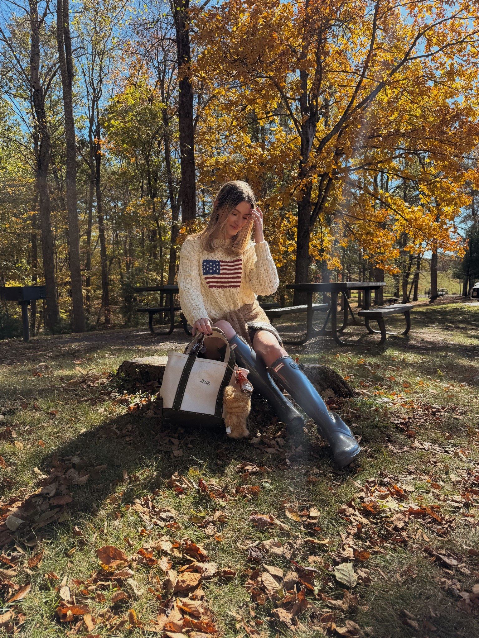 Spent a beautiful fall week in West Virginia & Tennessee 🍂🍁 my favorite fall outfit! This Ralph Lauren sweater is a bit pricy but such a classic piece you can incorporate year round and worth the investment!
Hunter boots are also a classic piece you can utilize year round and we can’t forget about the LL Bean boat & tote
The skirt I’m wearing has built in shorts which is awesome!


#LTKShoeCrush #LTKTravel #LTKStyleTip