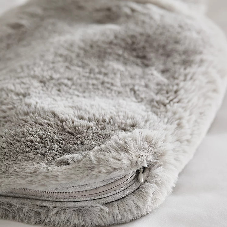 Super Soft Faux Fur Hot Water Bottle | The White Company (UK)