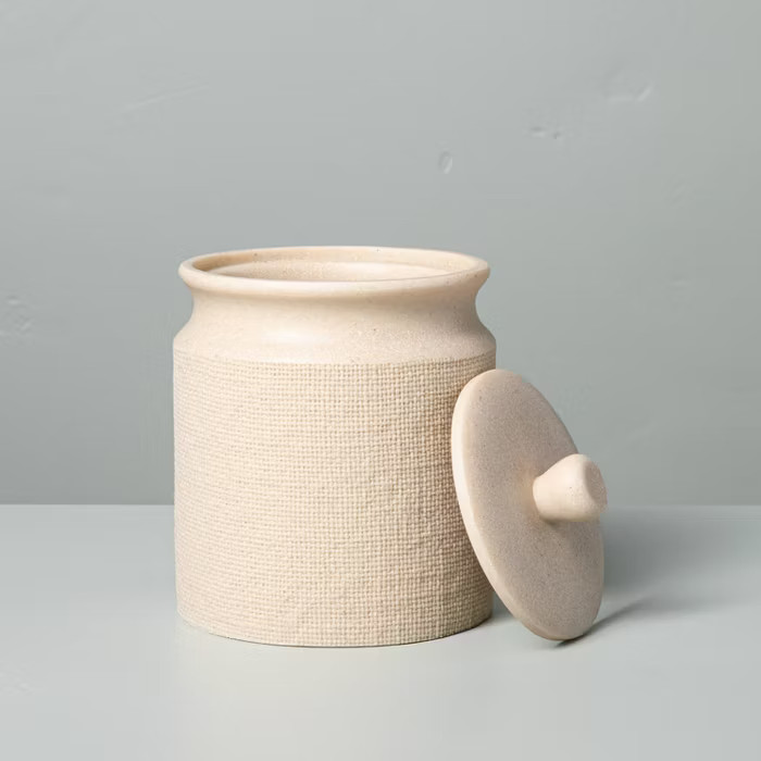 Resin Bath Canister Cream - Hearth & Hand™ with Magnolia | Target