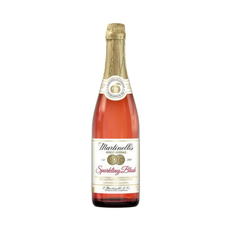 Martinelli's Sparkling Blush 100% Juice - 25.4 fl oz Bottle | Target