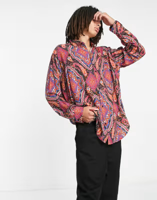 Reclaimed Vintage shirt in paisley print | ASOS (Global)