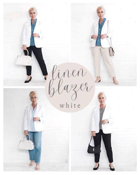 Four ways to style a white linen blazer for spring fashion 2024

#LTKover40 #LTKstyletip #LTKSeasonal
