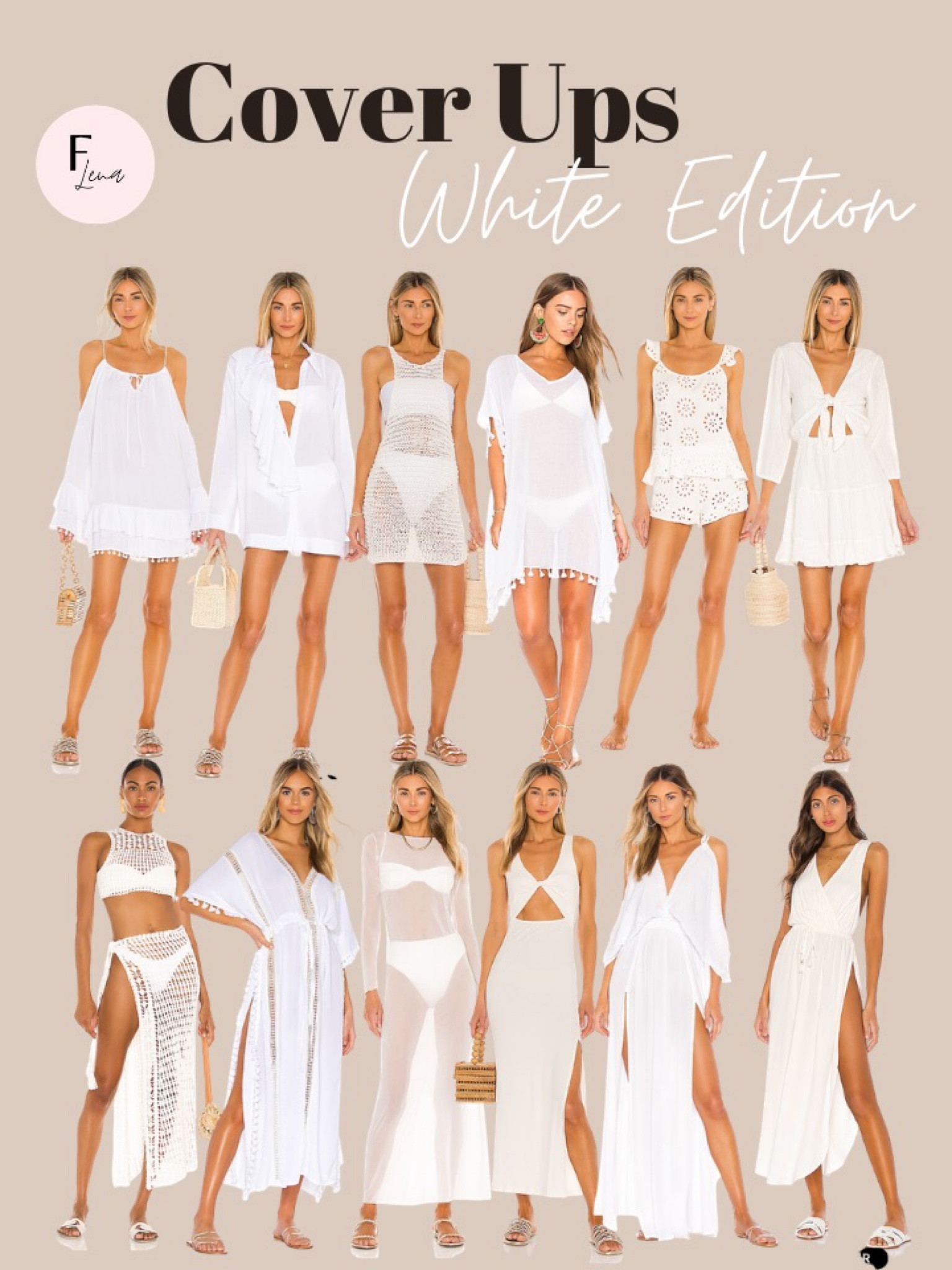 Resort style, white coverup, white bathing suit, white swimsuit, white dress, spring dress, summer dress, beach dress, pool dress, vacation dress, white dress. Revolve

#LTKswim #LTKSeasonal #LTKstyletip