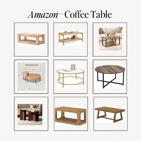 Coffee tables on a budget!