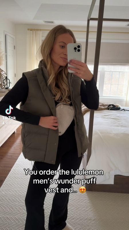 Lululemon men’s puffer vest is a YES
wearing size XS 

#LTKfitness #LTKGiftGuide #LTKstyletip