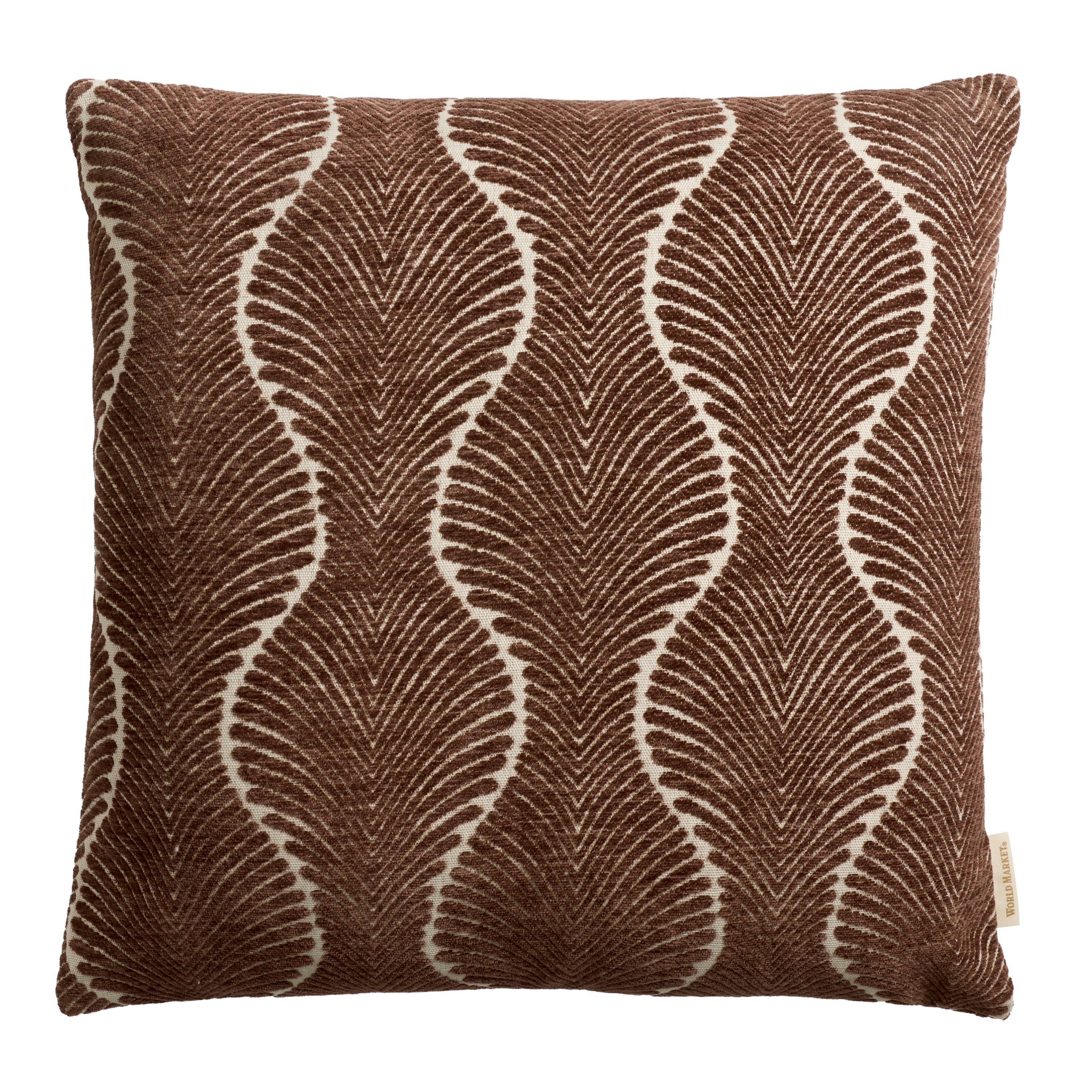 Ogee Chenille Jacquard Throw Pillow | World Market