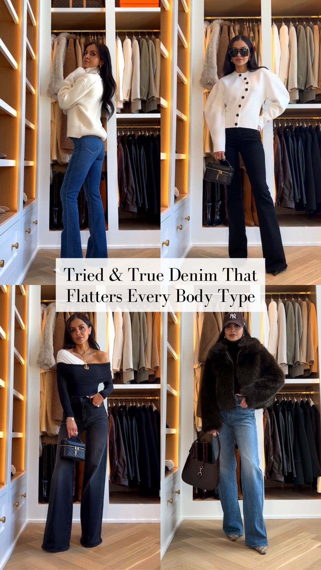 Denim that flatters everyone. These  black jeans are the perfect mix of structured and elongating. Styled for date night, they instantly elevate a simple top and heels for an effortlessly chic, confident look.

Also love the Veronica beard Ruth jeans and mother lasso jeans 

Wearing a size 24 in all, runs TTS

miamiamine Mother Hustler Roller Sneak jeans black denim that flatters everyone date night outfit inspo elevated denim style chic evening look flattering high rise jeans feminine polished outfit wardrobe staple


#LTKSeasonal #LTKPetite #LTKOver40