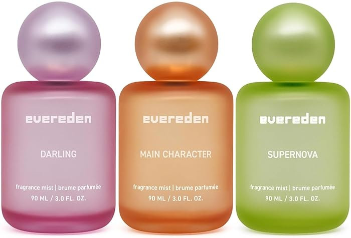 Evereden Fragrance Hair and Body Mist Bundle of 3: Clean & Vegan Collectible Hair and Body Spray ... | Amazon (US)