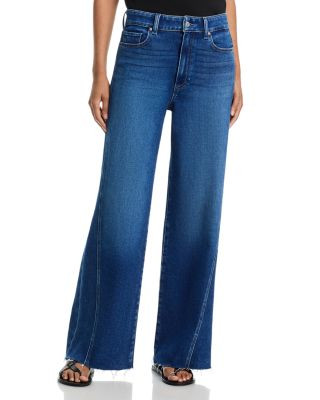 Paige Anessa High Rise Wide Leg Jeans in Hollyhock | Bloomingdale's (US)