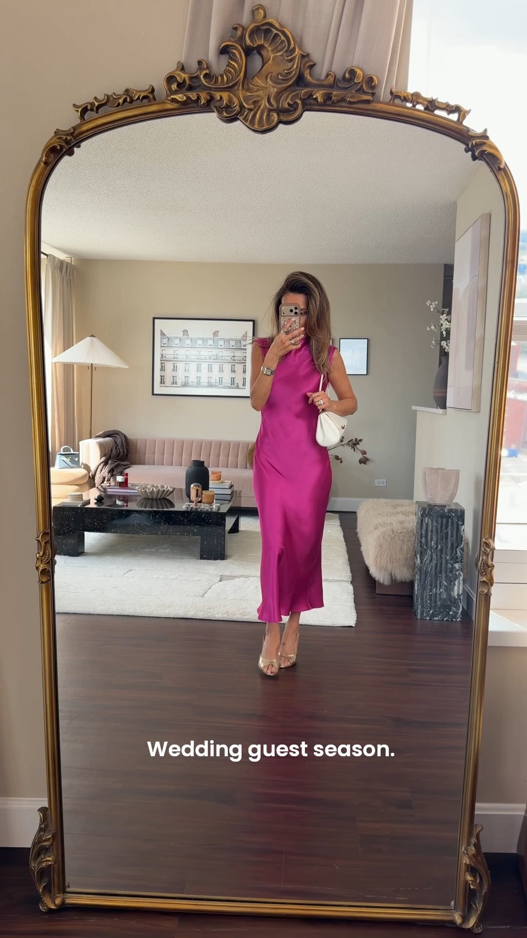 Lots of you are asking for wedding guest dress options. This one is so minimal yet perfect. Style it with gold or silver, and a little cashmere wrap for the chilly nights. Plus you can wear it in lots of other events. Size xs

#LTKgrwm #LTKootd #LTKWedding