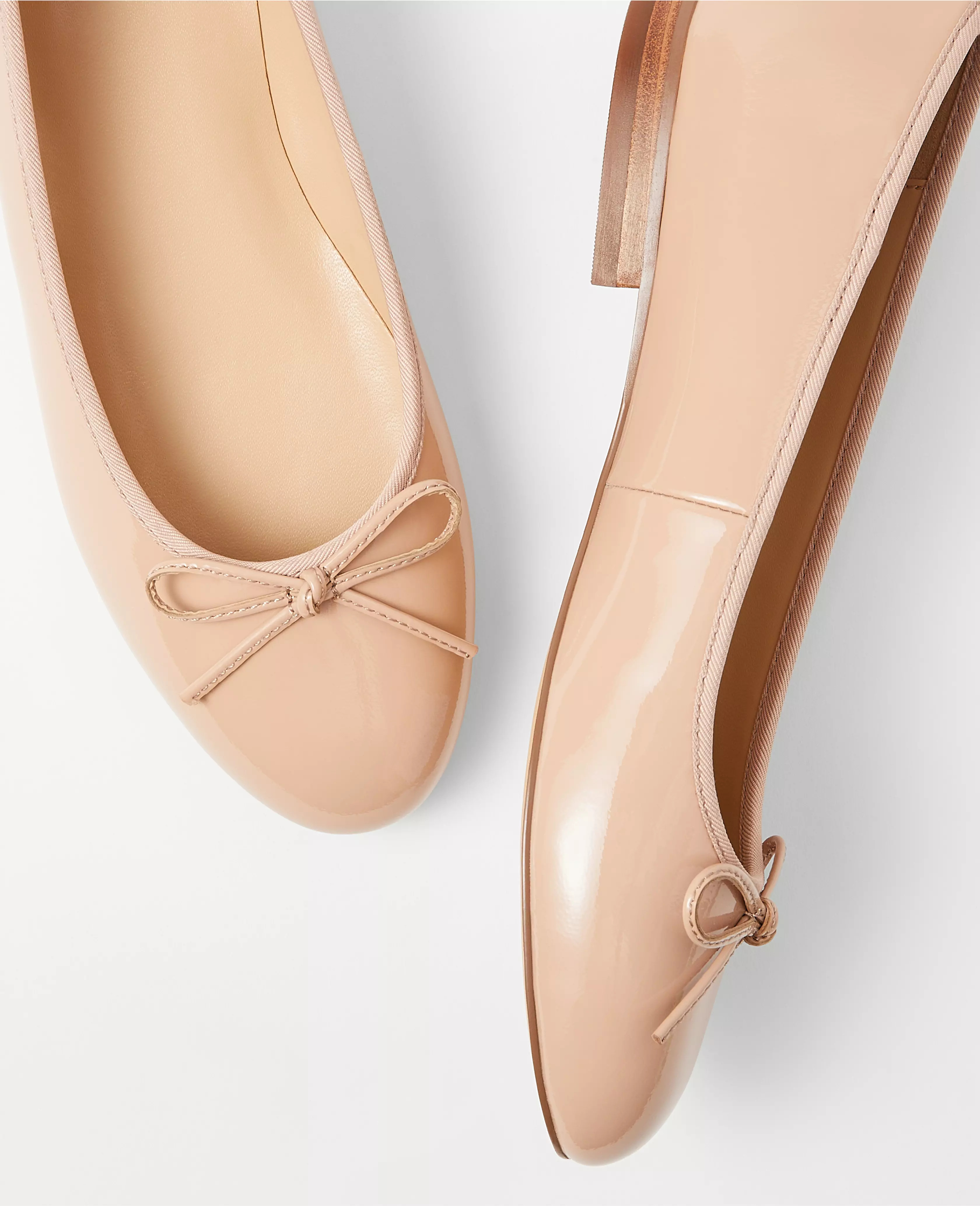 AT Weekend Patent Ballet Flats | Ann Taylor (US)