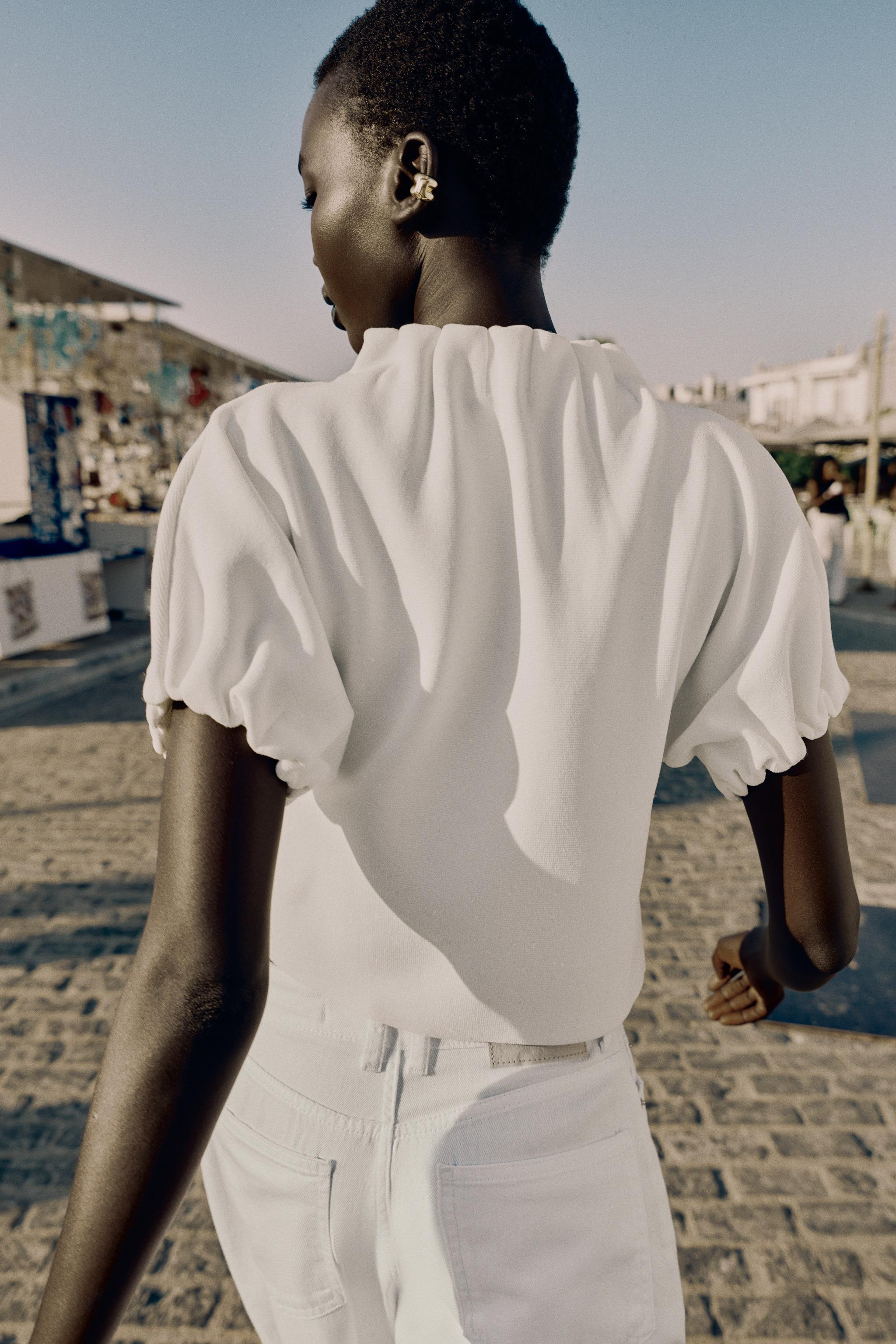 RUCHED KNIT TOP | Zara US