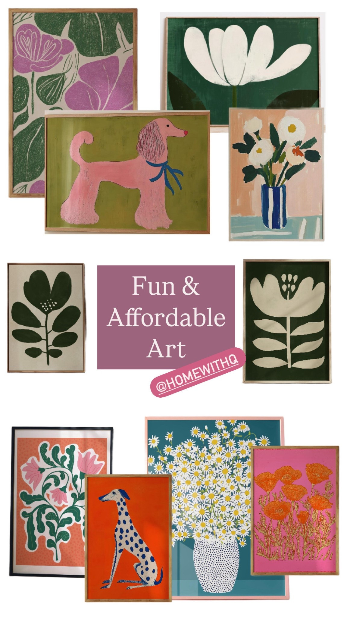 Just a simple collection of fresh spring art to liven up any and every corner!



#LTKSeasonal #LTKHome #LTKFindsUnder50