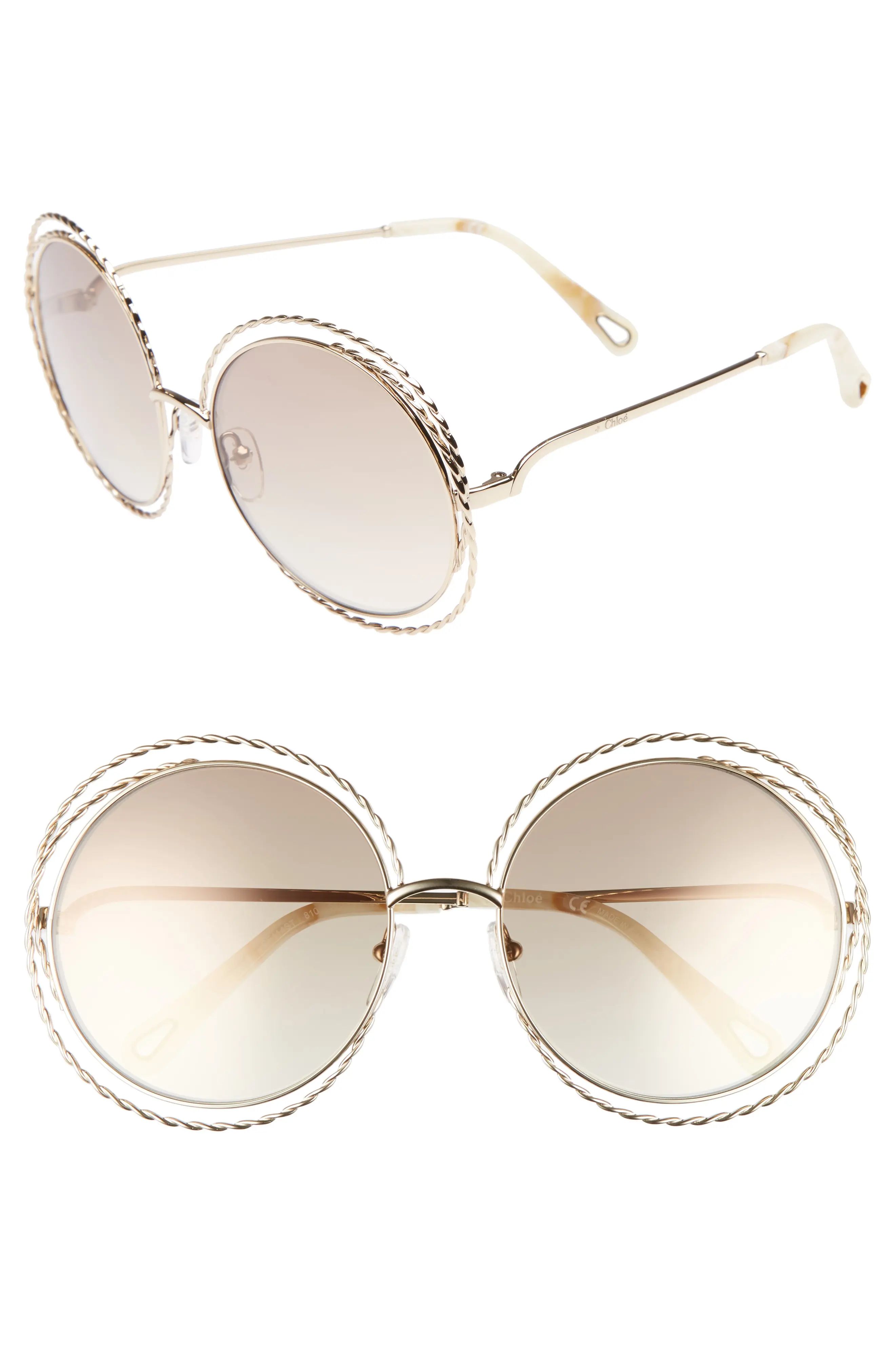 Carlina Torsade 58mm Round Sunglasses | Nordstrom