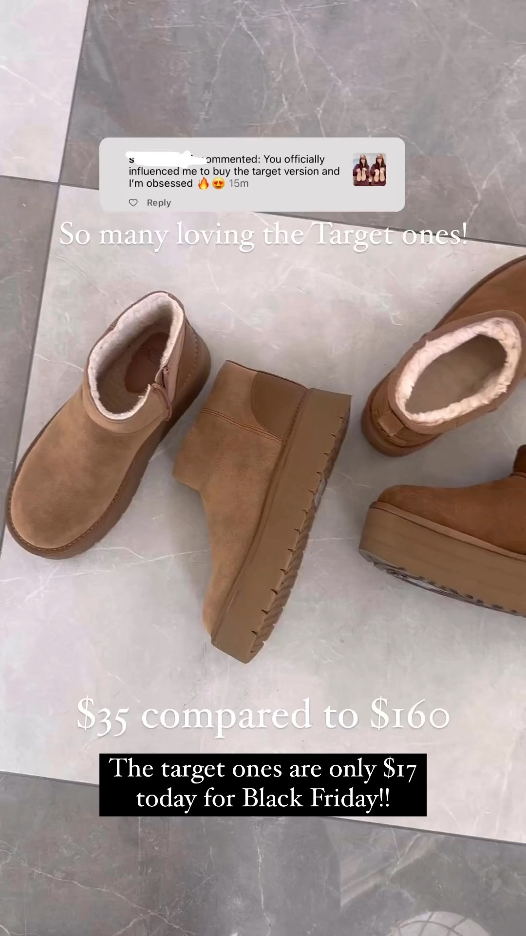 I can’t believe these #target boys are only $17 today! #uggs #targetfinds 

#LTKShoeCrush #LTKCyberWeek #LTKHoliday