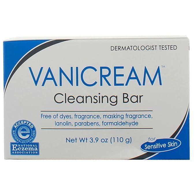 Vanicream Cleansing Bar 3.9 Oz (110 G) Pack of 2 by Vanicream | Amazon (US)