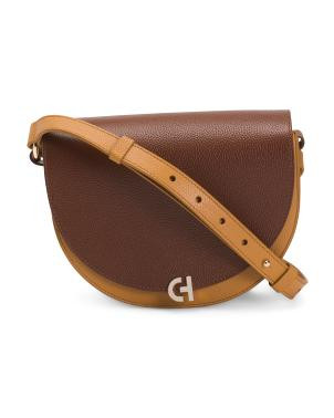 Leather Evie Saddle Bag | TJ Maxx