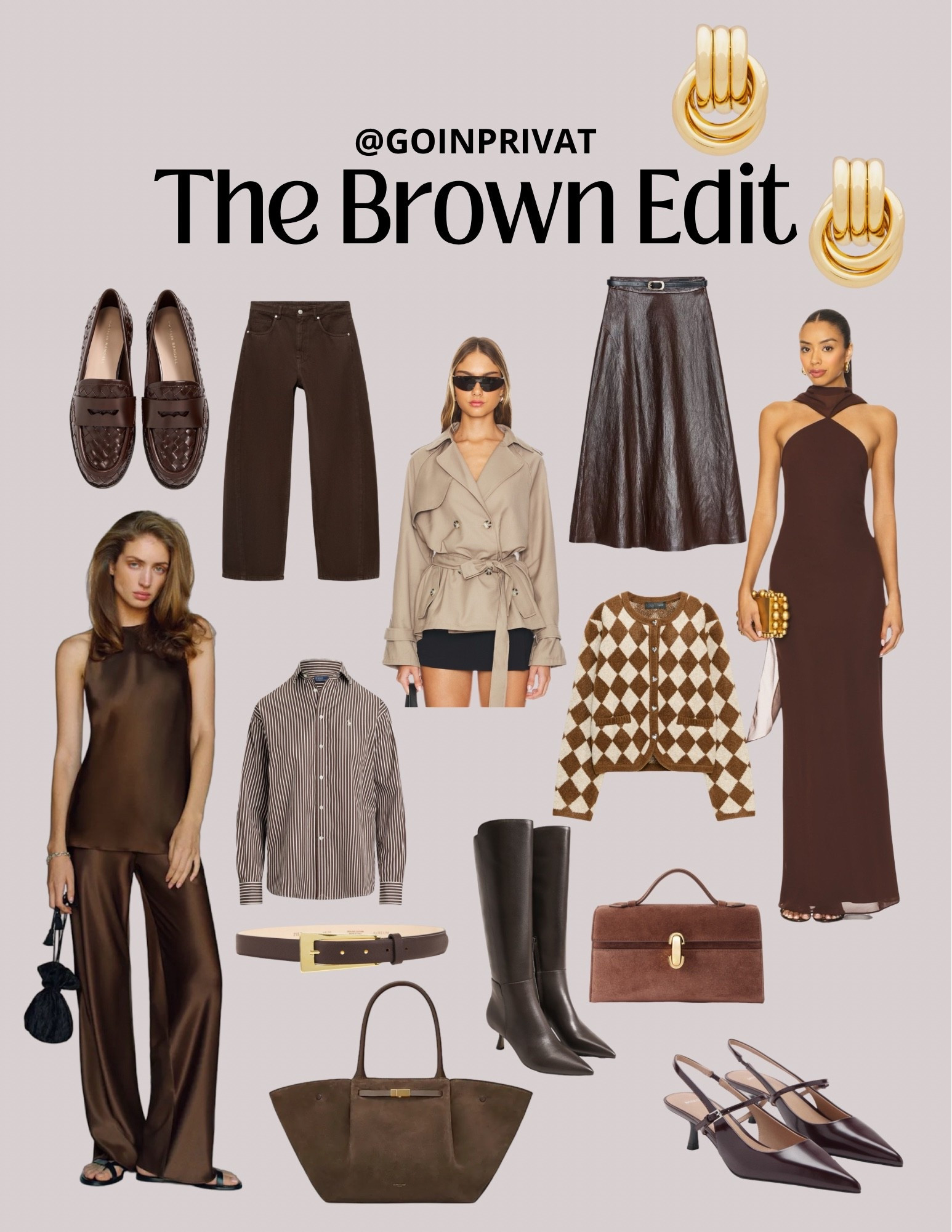 The brown edit, must haves for fall.
The must wanted color on my wishlist  right now 

#LTKSeasonal #LTKShoeCrush #LTKItBag