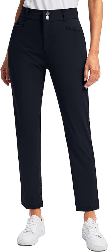 Viodia Women's Golf Pants with Zipper Pockets 7/8 Stretch Ankle Pants for Women Travel Casual Wor... | Amazon (US)