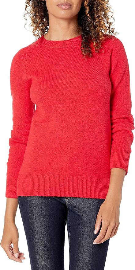 Amazon Essentials Women's Classic-Fit Soft Touch Long-Sleeve Crewneck Sweater | Amazon (US)