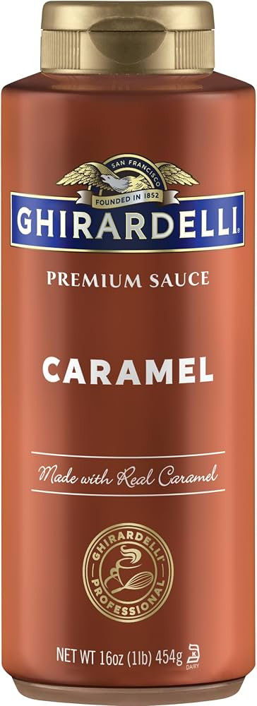 Ghirardelli Caramel Sauce Squeeze Bottle, 16 oz (Pack of 1) | Amazon (US)