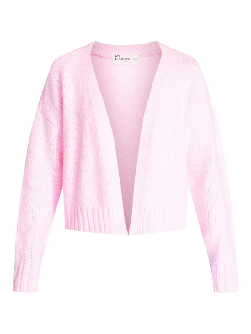 No Boundaries Cropped Cardigan, Women's & Women's Plus XXS-4X | Walmart (US)