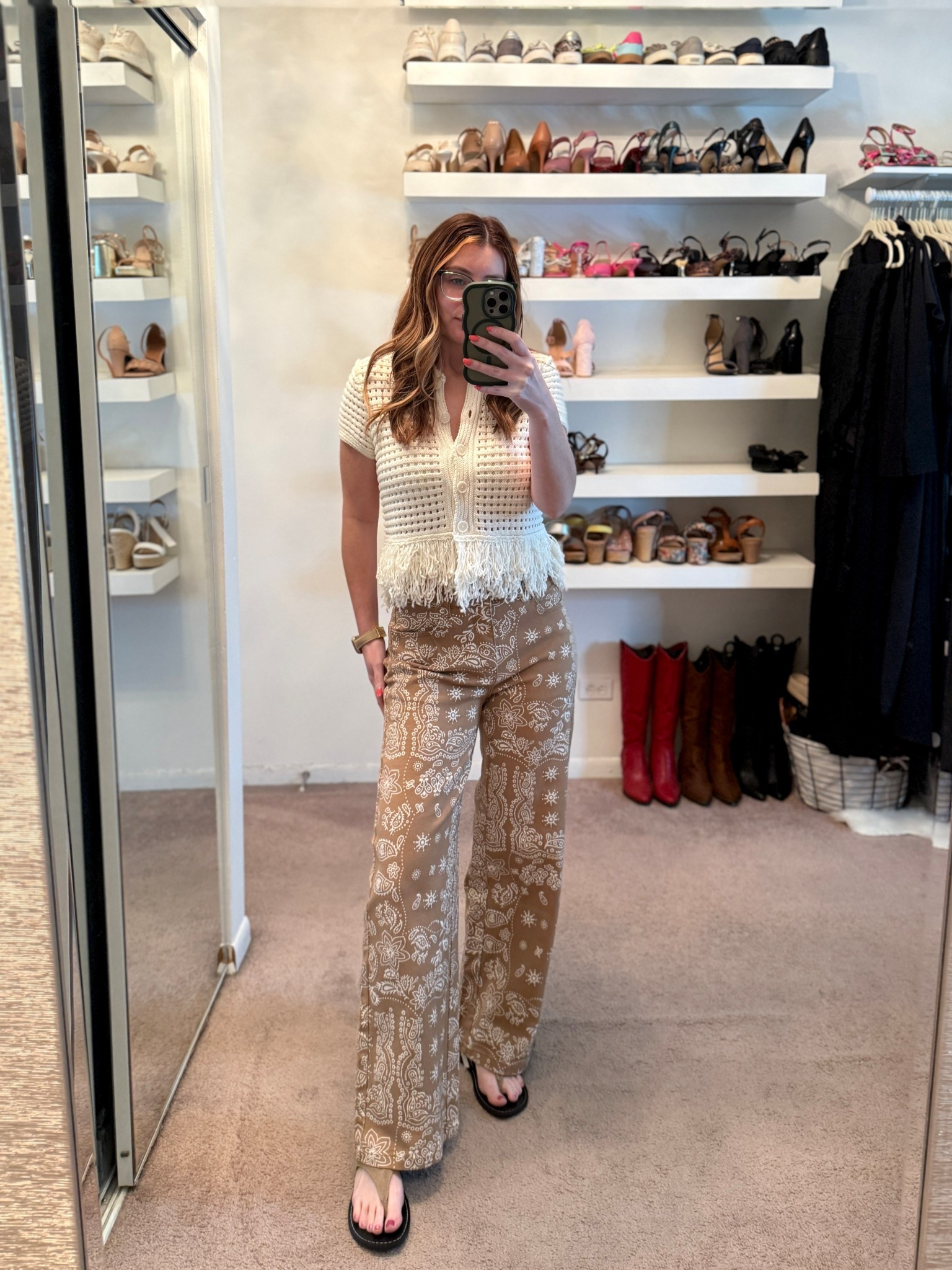 Packing this cute outfit for Nashville!
Crochet top (small petite)
Bandana jeans (4)
Boho sandals 

Casual outfit, spring outfit, western outfit, sale find 

#LTKootd #LTKSeasonal #LTKSaleAlert