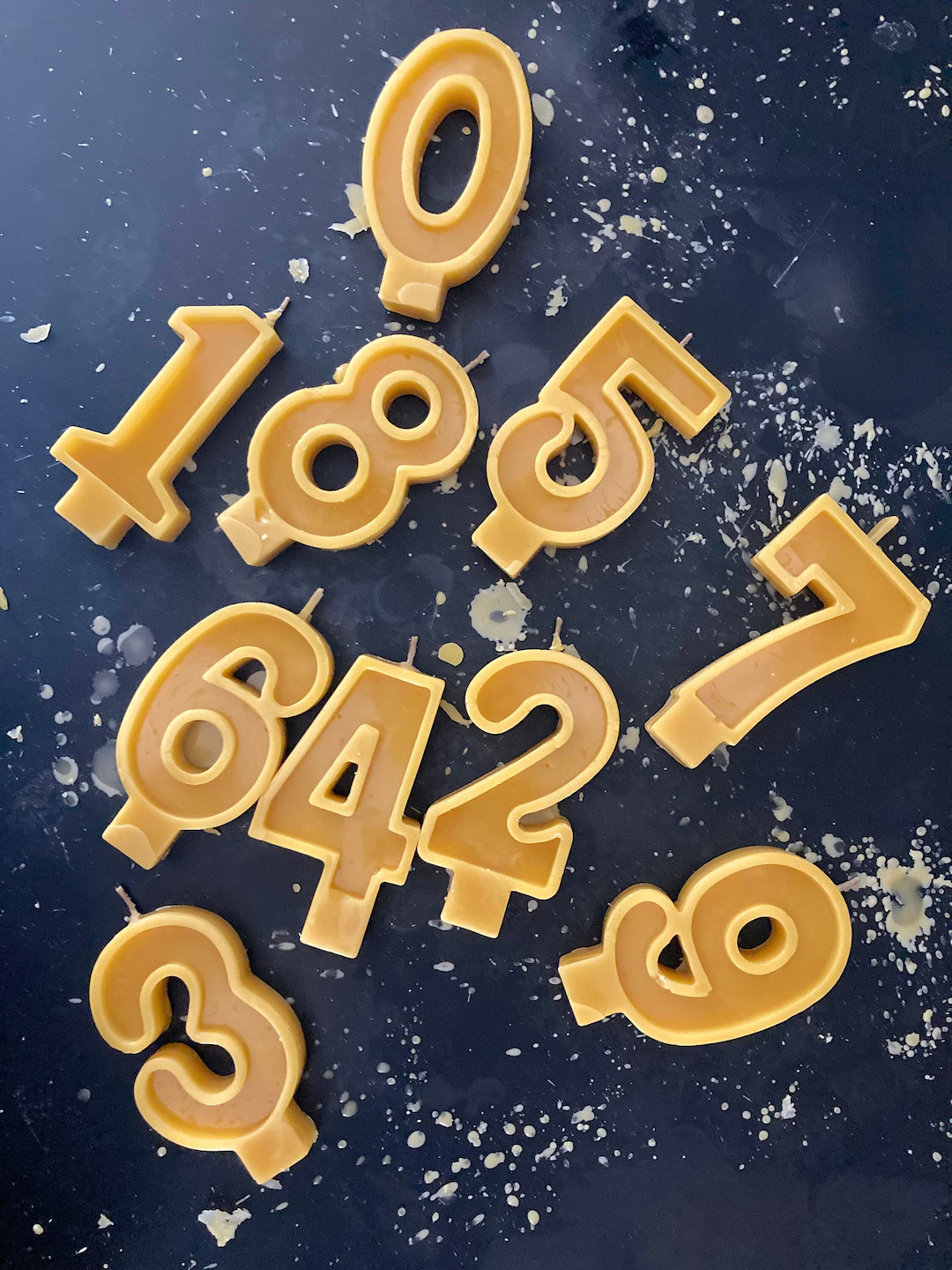 Pure Beeswax Number Birthday Candles - Etsy | Etsy (US)