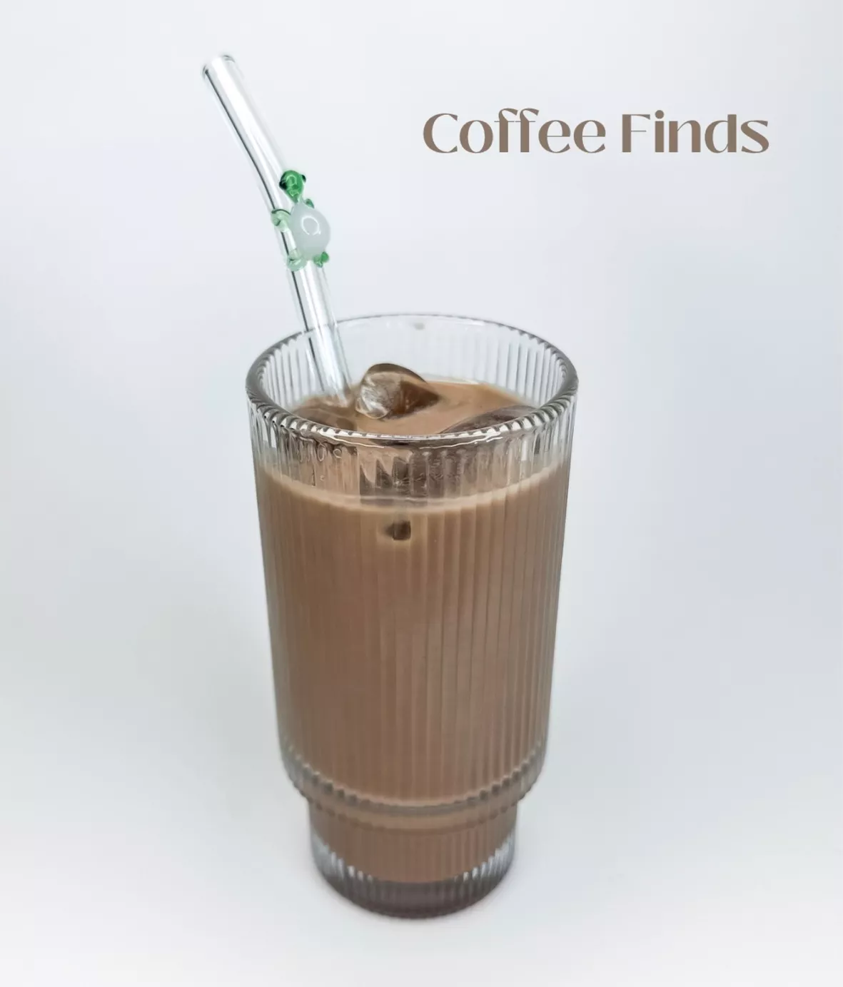 Butterflies Design Ice Coffee Glass Cup With Bamboo Lid - Temu