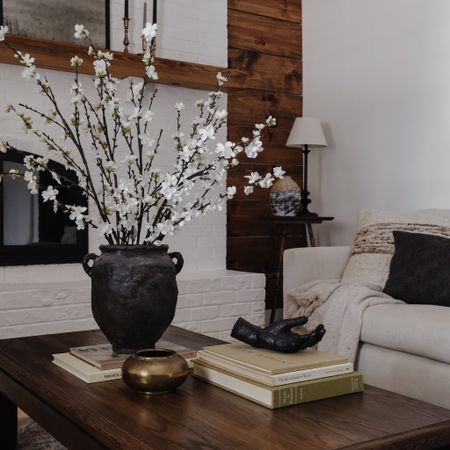 Living room coffee table decor // maiden home sofa // spring stems

#LTKhome