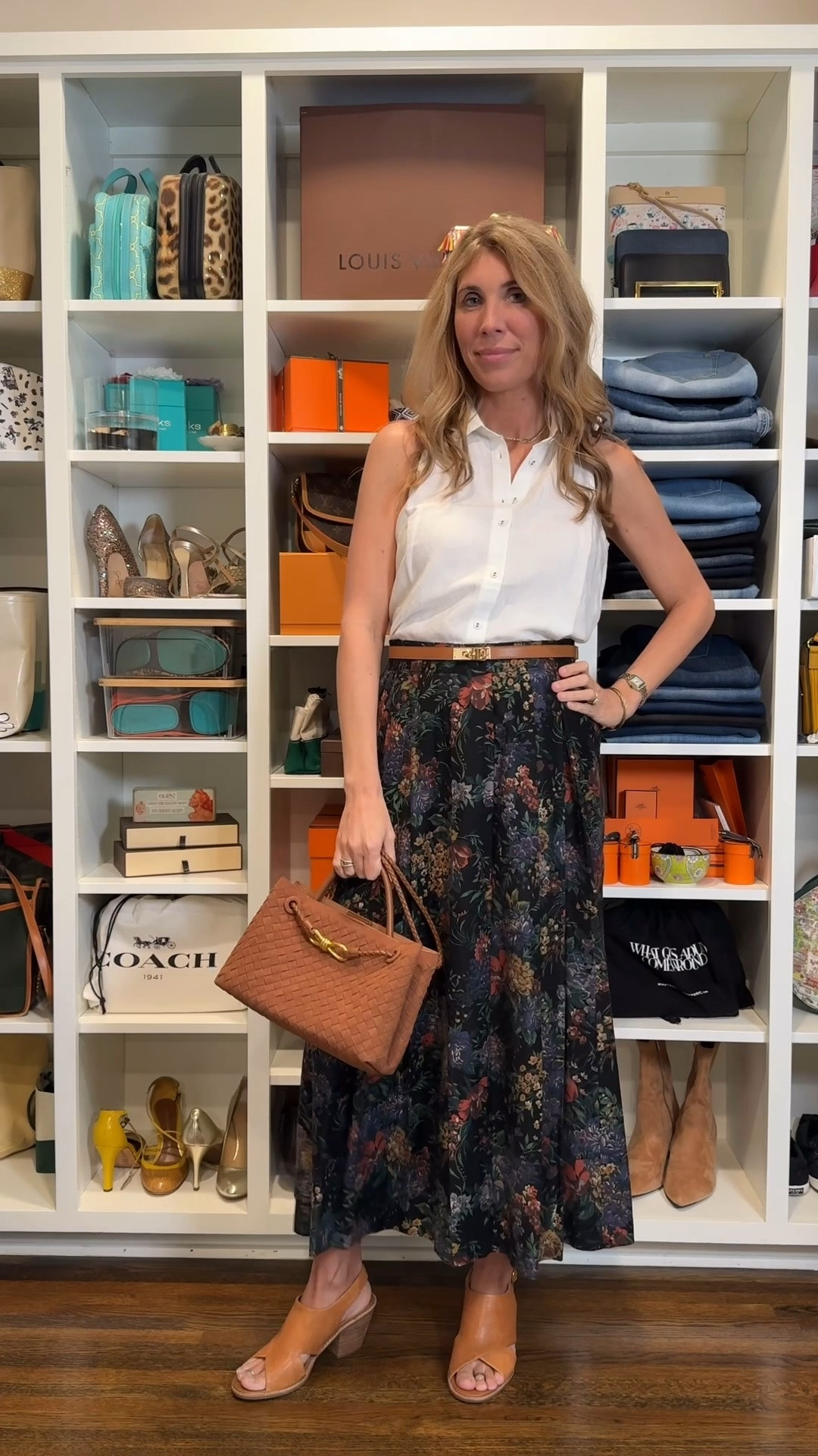 Even at 44, I’m still just a girl playing dress up in her closet. 

Fit note: size down in the shirt! 
Also, skirt is vintage but I’m linking a similar style from Amazon!

#LTKOver40
