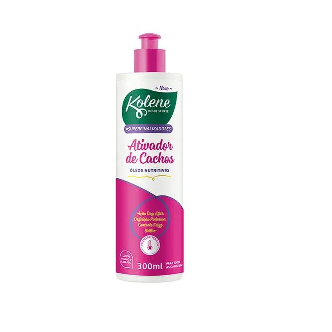 Kolene  - Ativador De Cachos Oleos Nutritivos - 300ml | Shopee (BR)