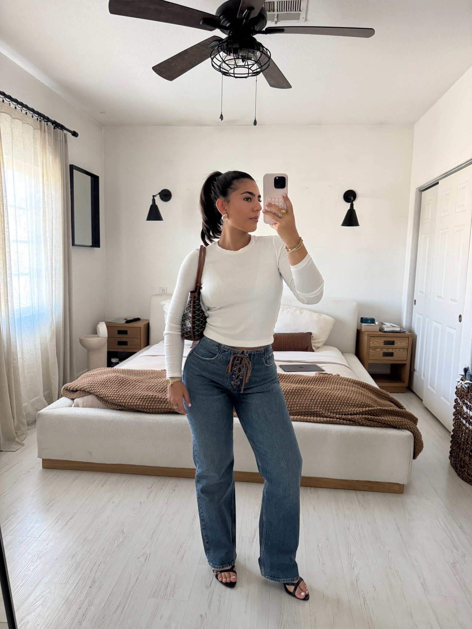 Top: small 
Bottoms: size down! 26

#LTKWorkwear #LTKStyleTip #LTKSeasonal