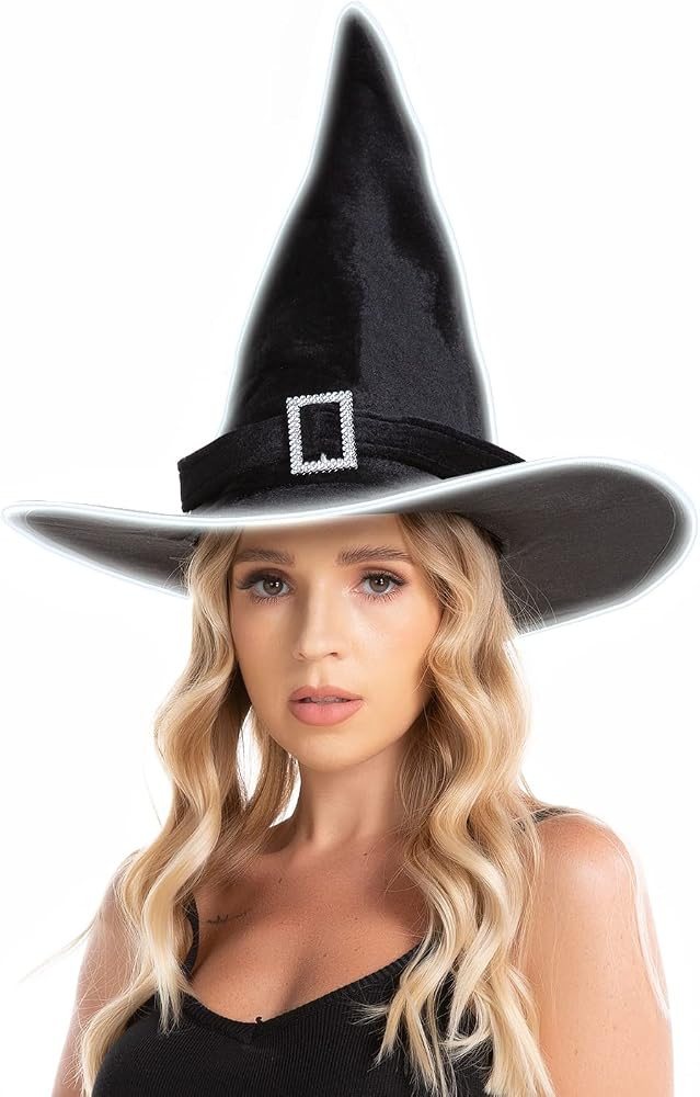 HSCTEK Light Up Witch Hat, Led Halloween Costume Accessories | Amazon (US)