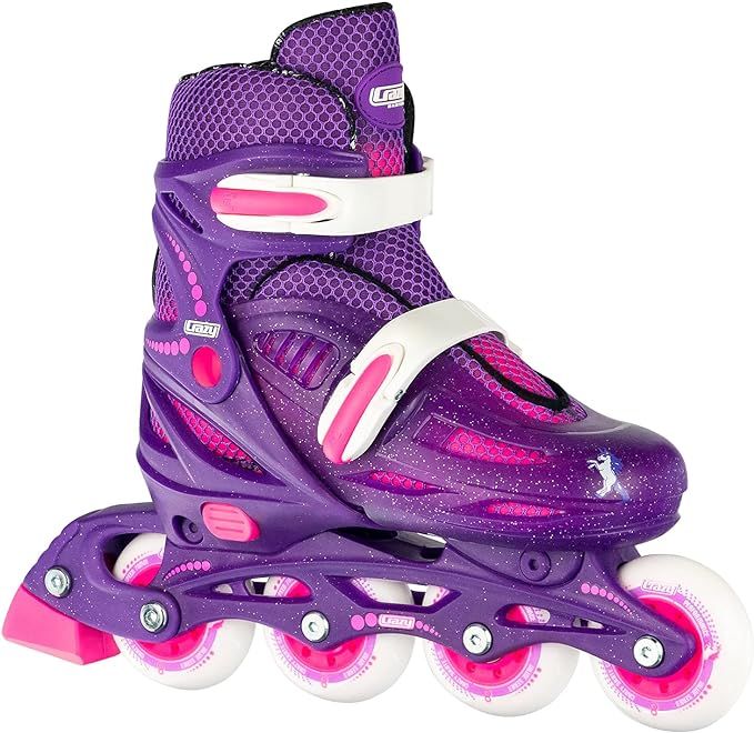Crazy Skates Adjustable Inline Skates for Girls and Boys - Adjust to fit 4 Sizes - Model 148 | Amazon (US)