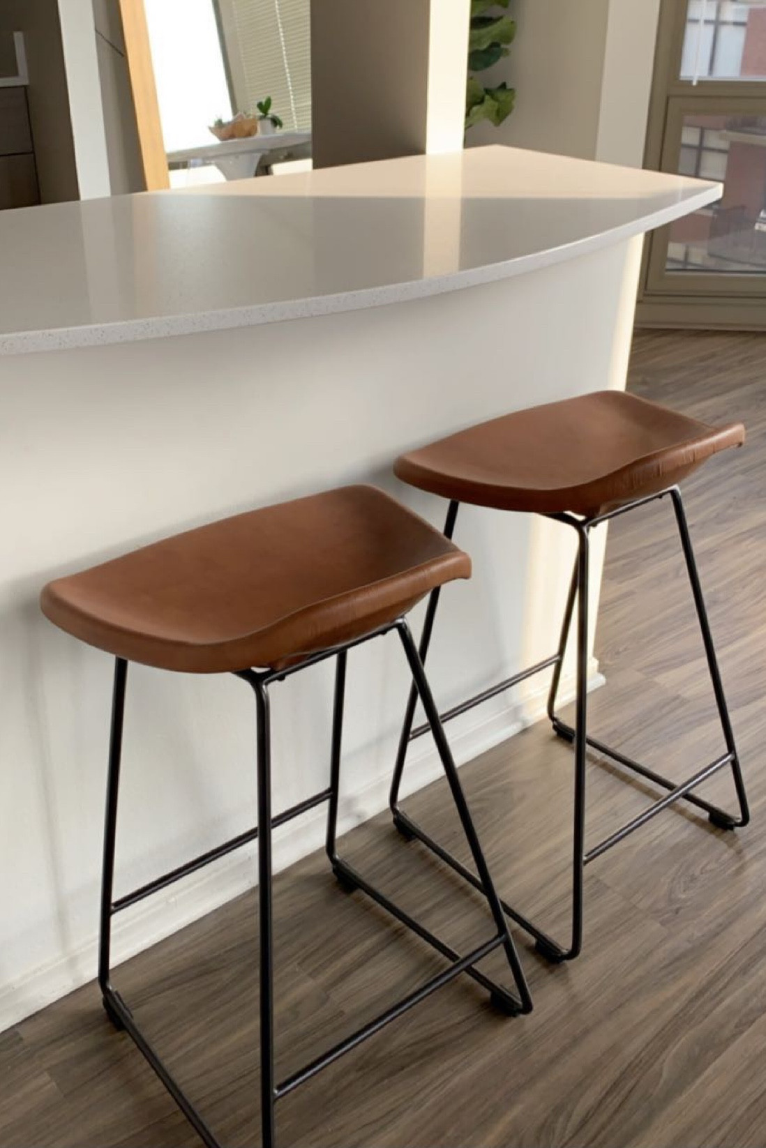 Brenner Leather Counter Stool curated on LTK