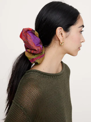 Cotton Hair Scrunchie | Banana Republic (CA)
