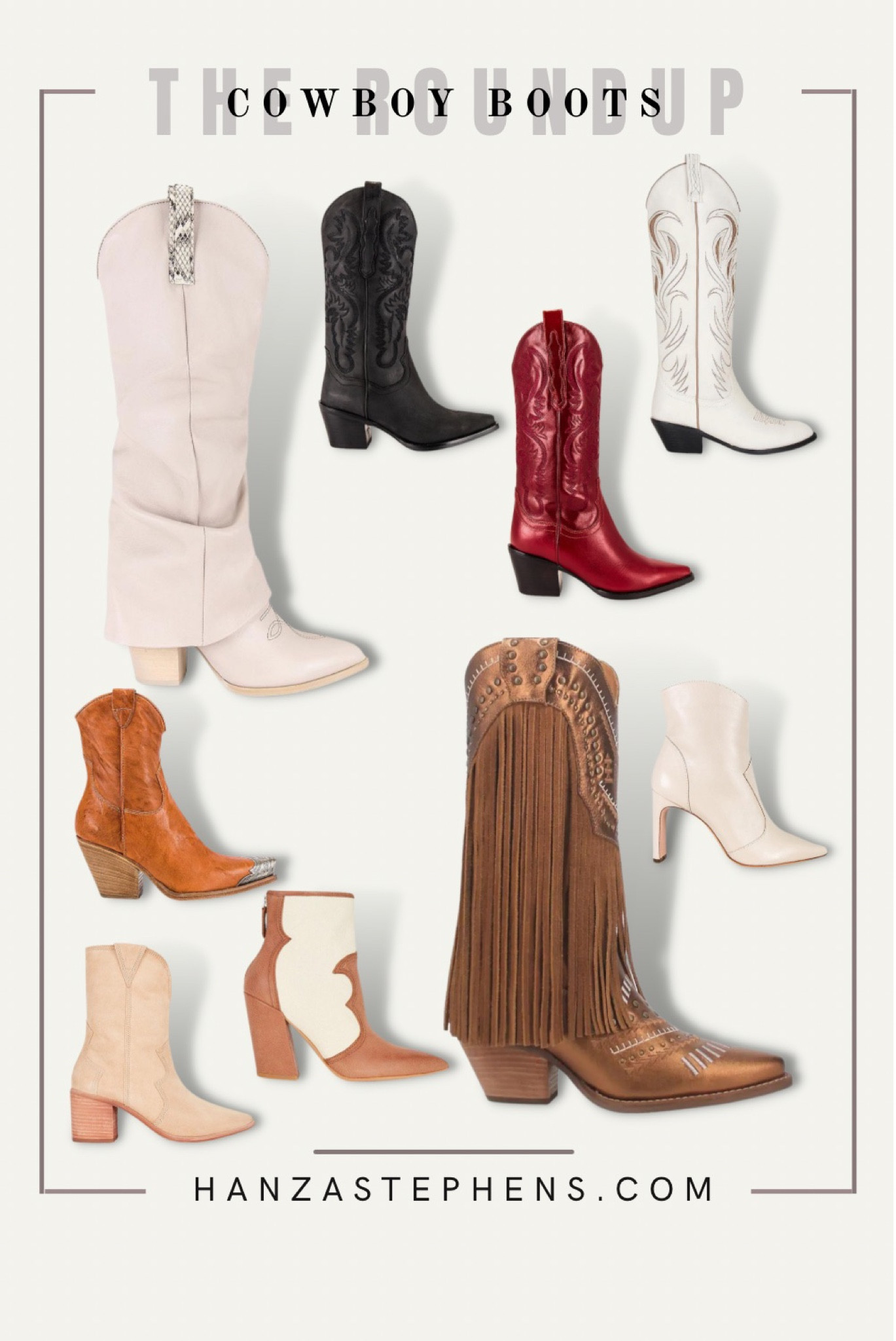 Western boot roundup
Cowboy boot roundup
Rodeo boots 

#LTKshoecrush #LTKstyletip