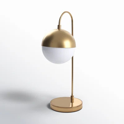 Gareth 20.5" Brass Desk Lamp | Wayfair North America