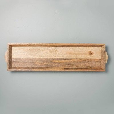 Carved Wood Tray - Hearth & Hand™ with Magnolia | Target