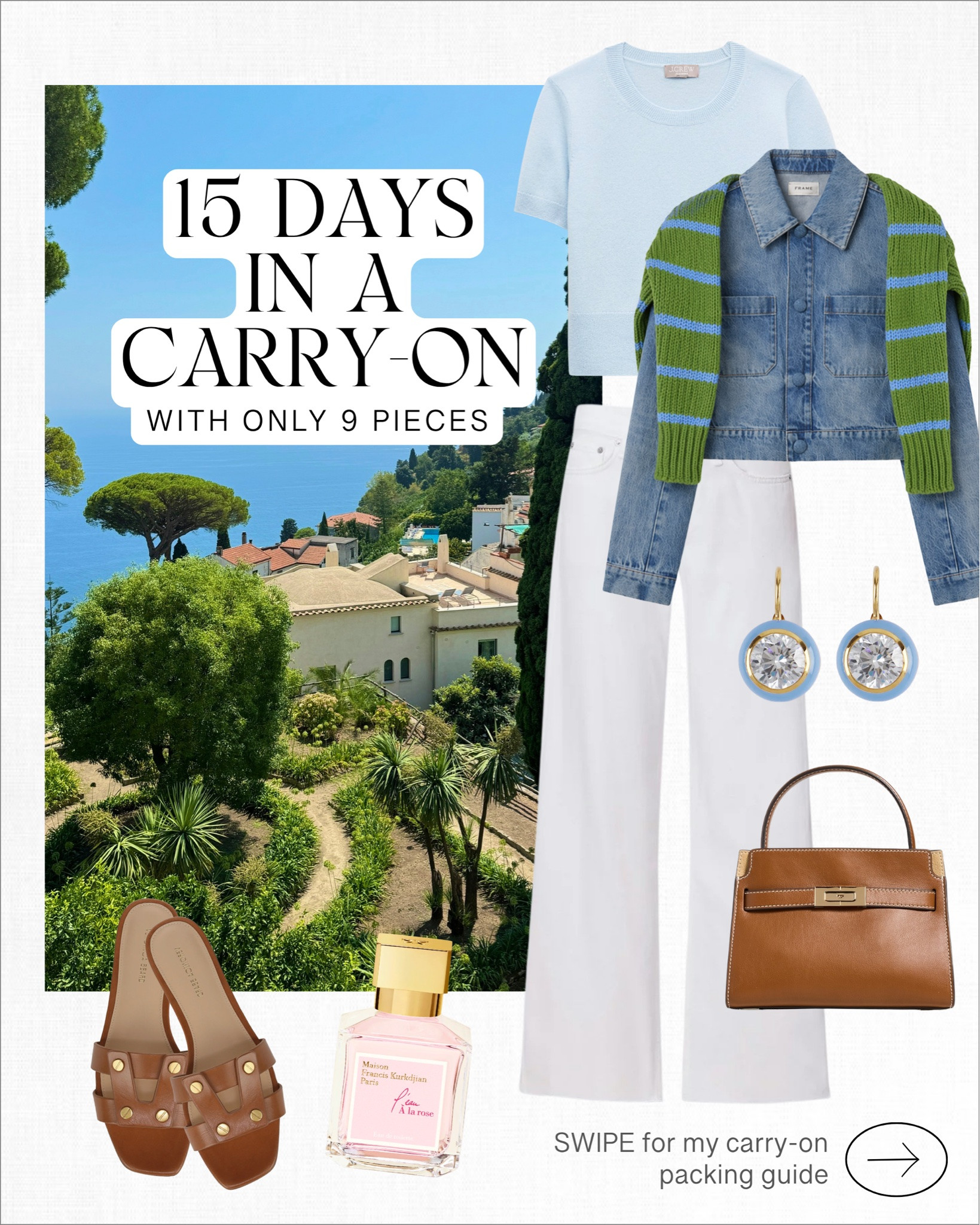 WHAT TO PACK in your carry-on! How to pack for 15 days with only 9 pieces!! ✈️

These pieces are so versatile and can be worn several ways!

This list will change how you pack for vacation! 💕

4 tips to pack like a pro-stylist ⭐️

✔️Compression packing cubes are essential for organizing well
✔️Wear your heaviest items on the plane, like sneakers and jackets
✔️Limit shoes to 3-4 pairs.
✔️Use the sudoku packing method to make multiple outfits out of a few items

#LTKTravel #LTKOver40 #LTKSeasonal