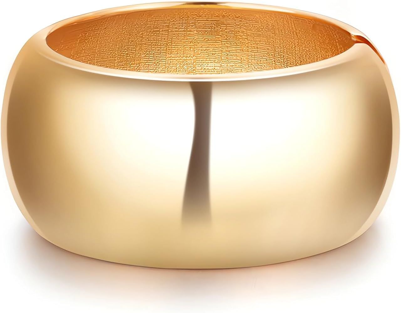 RVZJY Gold Cuff Bracelets for Women Fashion Chunky Gold Bracelets for Women Hinge Gold Bangle Bra... | Amazon (US)