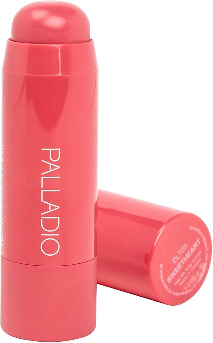 Palladio I'm Blushing 2-in-1 Cheek and Lip Tint, Buildable Lightweight Cream Blush, Sheer Multi S... | Amazon (UK)