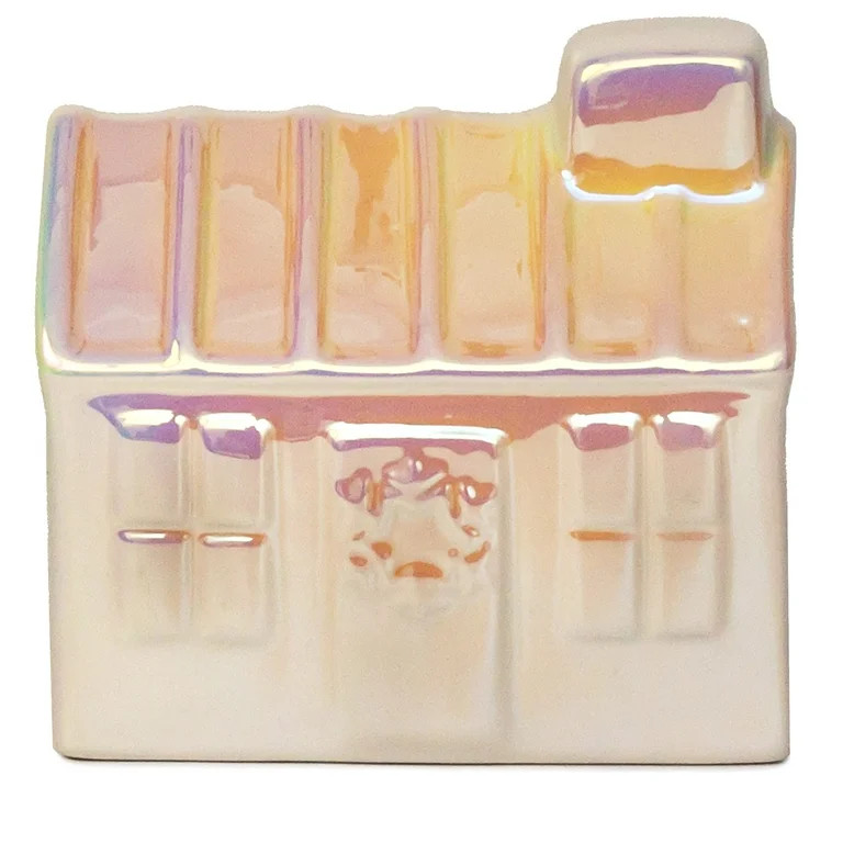 Holiday Time Classic Ceramic Iridescent House | Walmart (US)