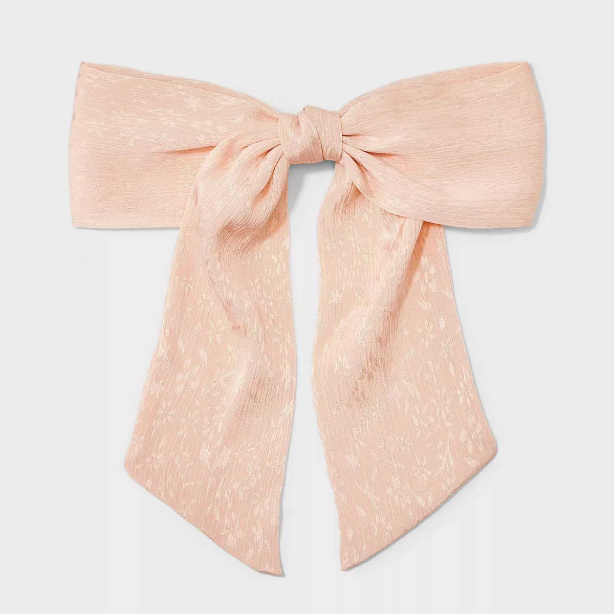 Floral Chiffon Hair Bow Barrette - A New Day™ Pink | Target