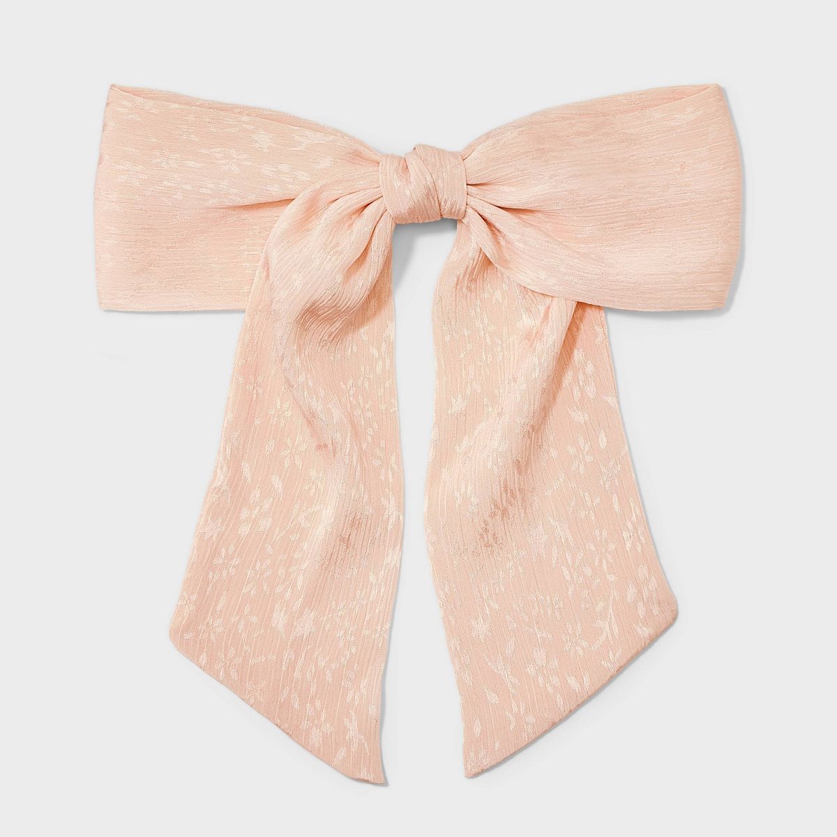 Floral Chiffon Hair Bow Barrette - A New Day™ Pink | Target